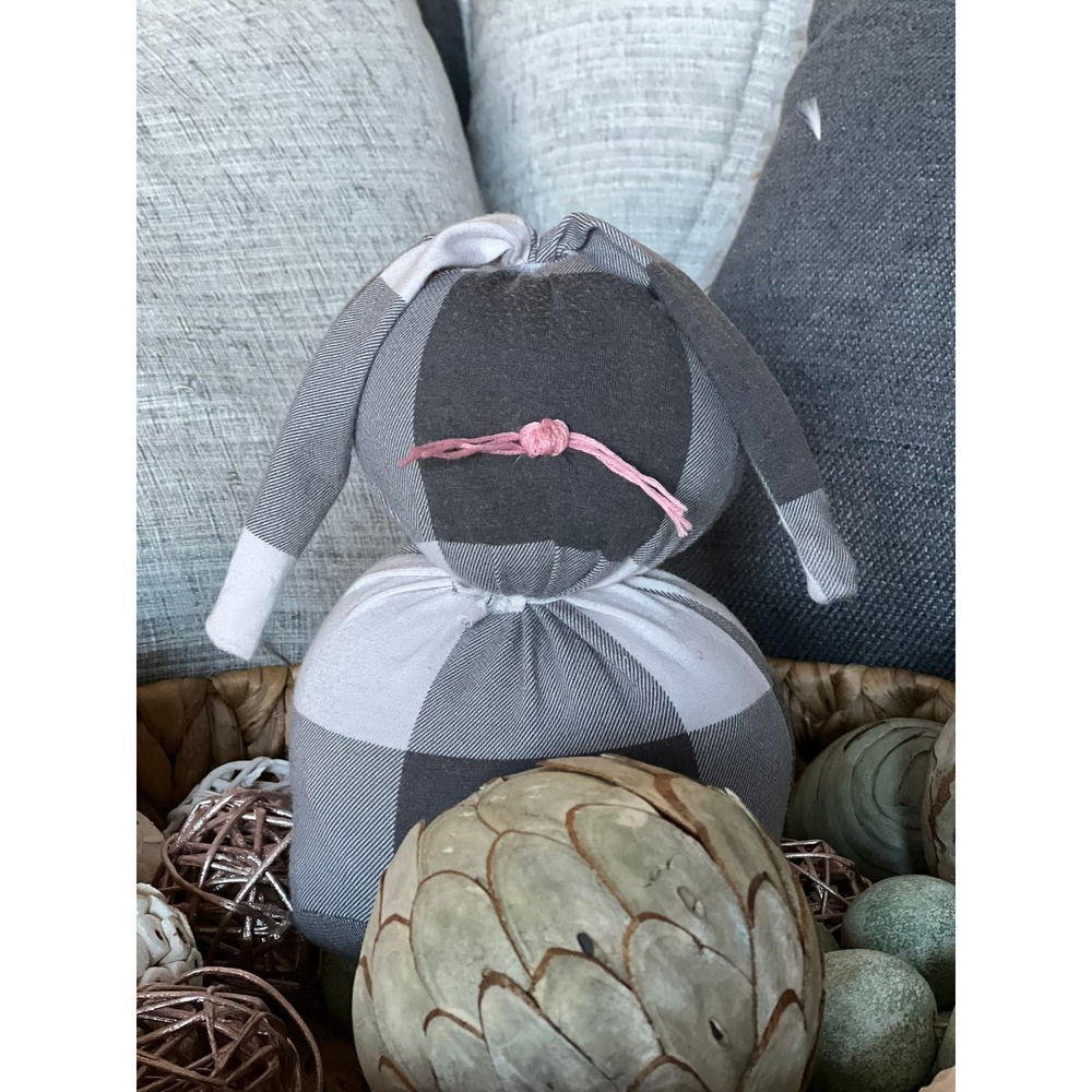 Handmade stuffed bunny